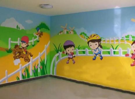 台州市幼儿园墙体彩绘制作流程及注意事项