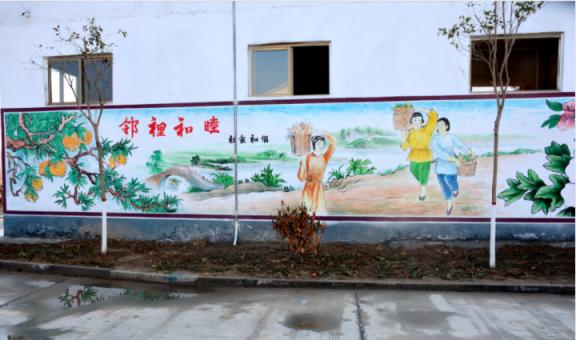 台州市乡镇文化墙 乡风文明焕发新活力