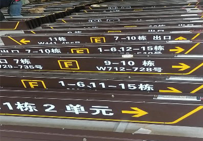 台州市广告标识中，常见的几种安装方式。