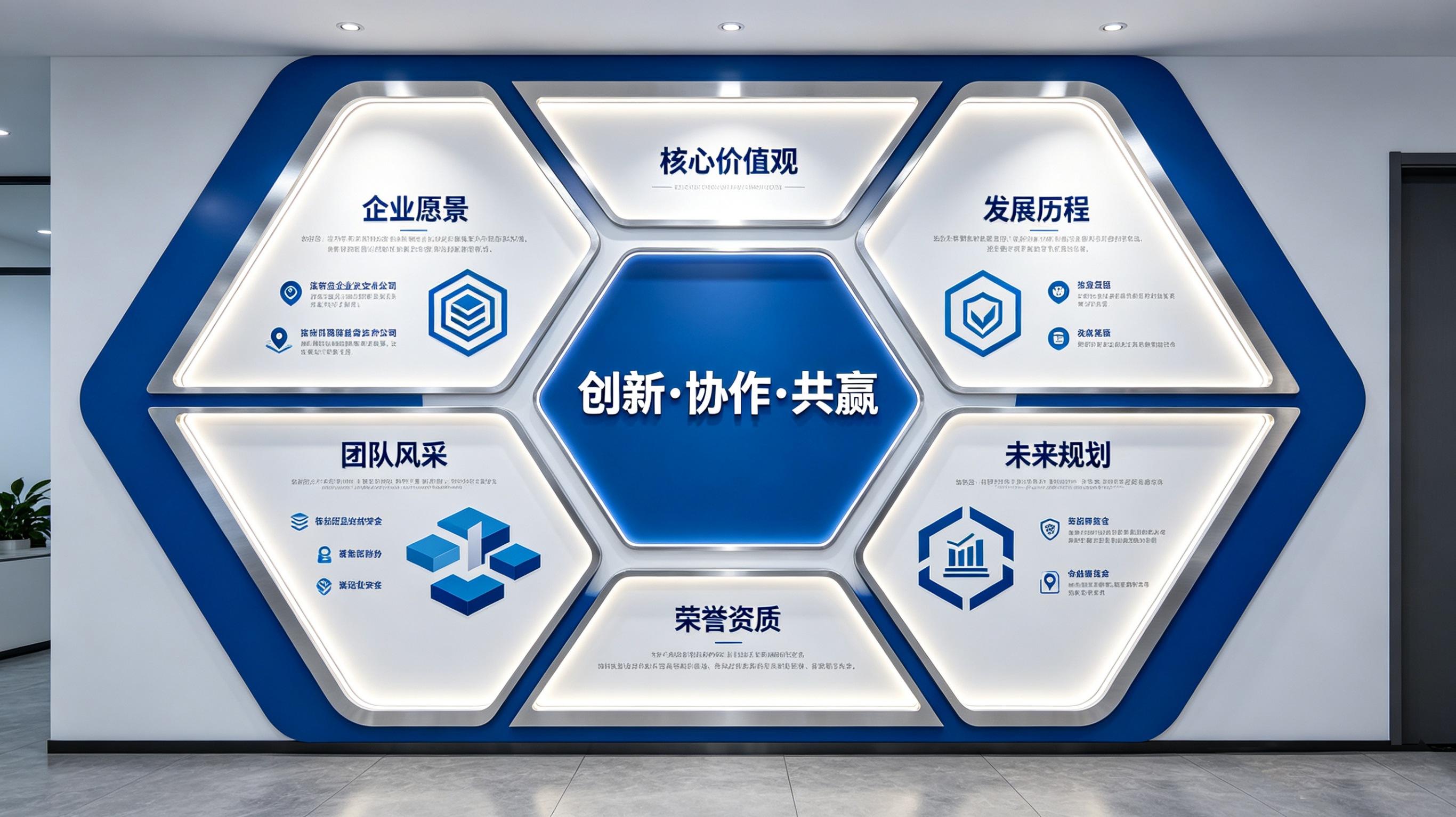 台州市企业文化墙六边形避坑指南（新手常犯5个错误）